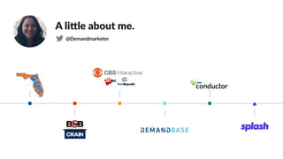 @Demandmarketer
A li6le about me.
 