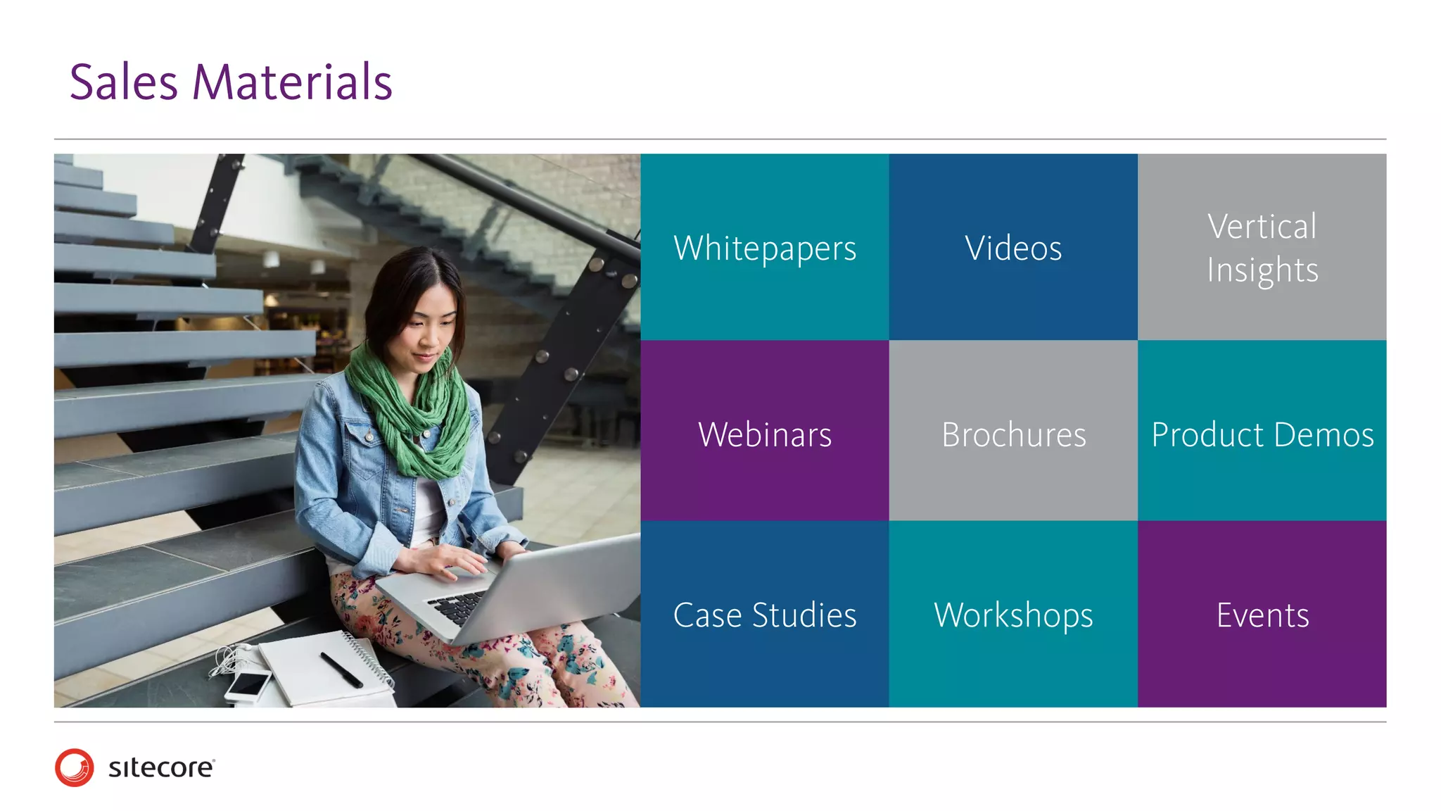 Sitecore Partner Network (SPN)
SPN will help you learn, collaborate,
and grow your Sitecore practice
Access to partner resources:
• Partner program information
• Opportunity registration form
• Products information
• Sales & marketing assets
 