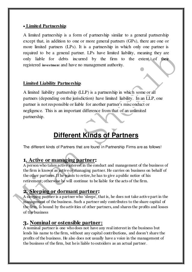 Partnership