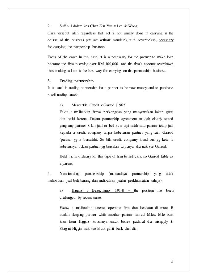 Partners And Outsiders In A Partnership