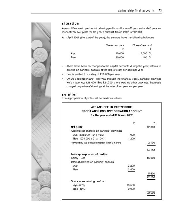 Partnership accounts