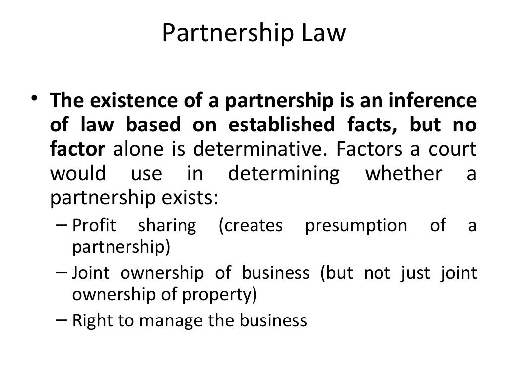 Partnership Act
