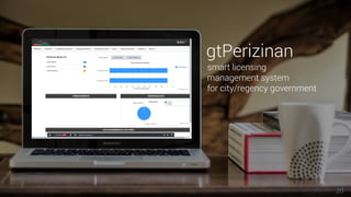 20
smart licensing
management system
for city/regency government
gtPerizinan
 