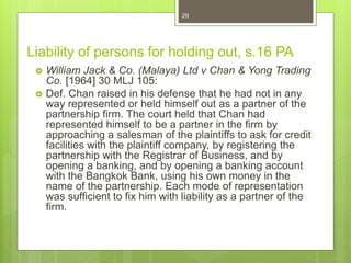 Partnership Law in Malaysia
