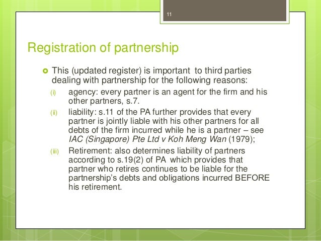 Partnership Law in Malaysia
