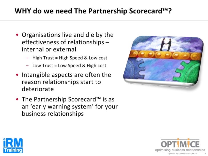 The Partnership Scorecard