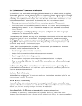 Partneship Examples Partnerships frameworks for working together | PDF