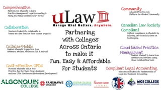 Partners of uLaw for Canadian Legal Students