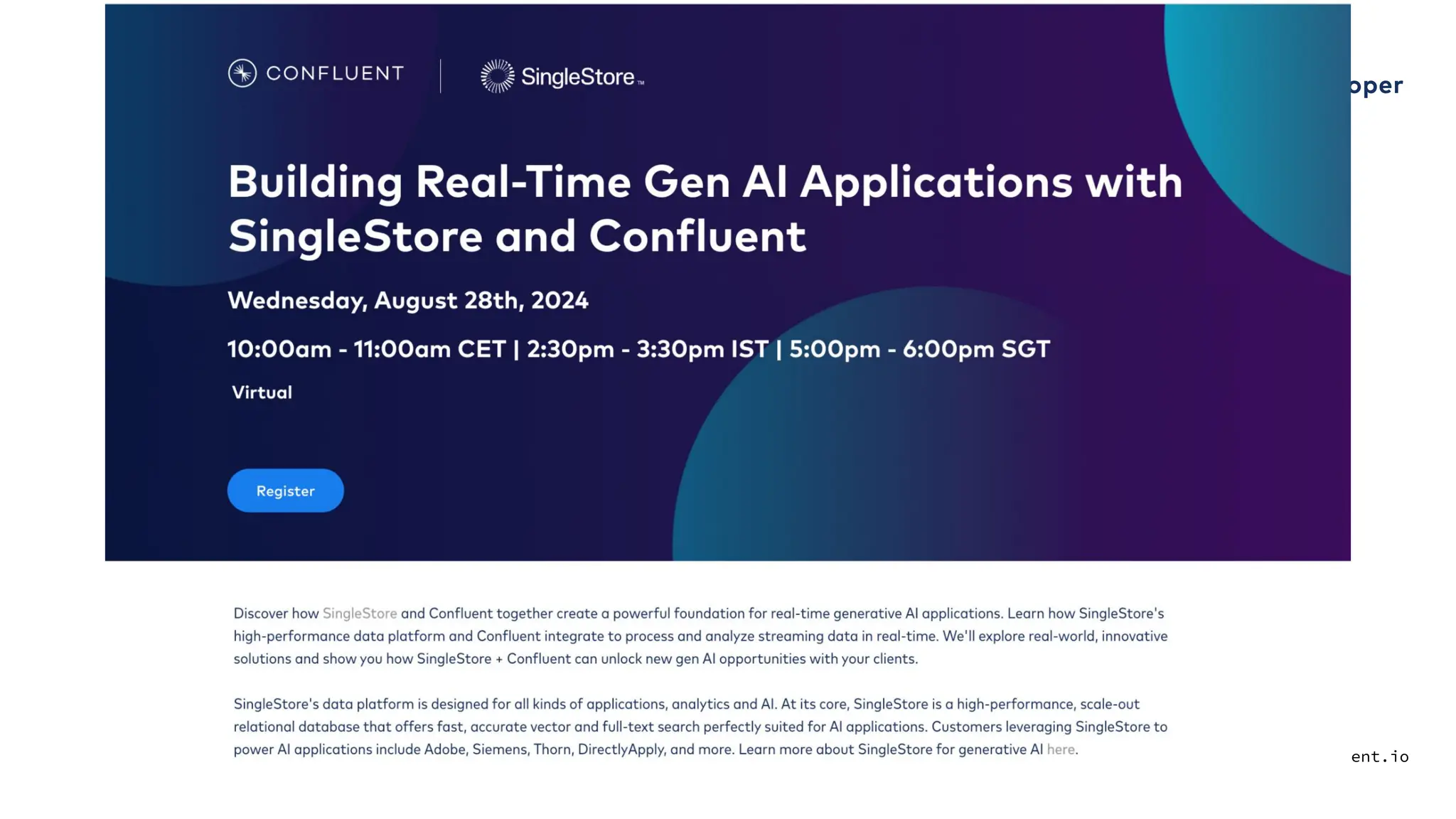 @yourtwitterhandle | developer.confluent.io
I will add a slide about the next talk
 