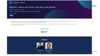 @yourtwitterhandle | developer.confluent.io
Starting soon…
STARTING SOOOOON..
Starting sooooon ..
 