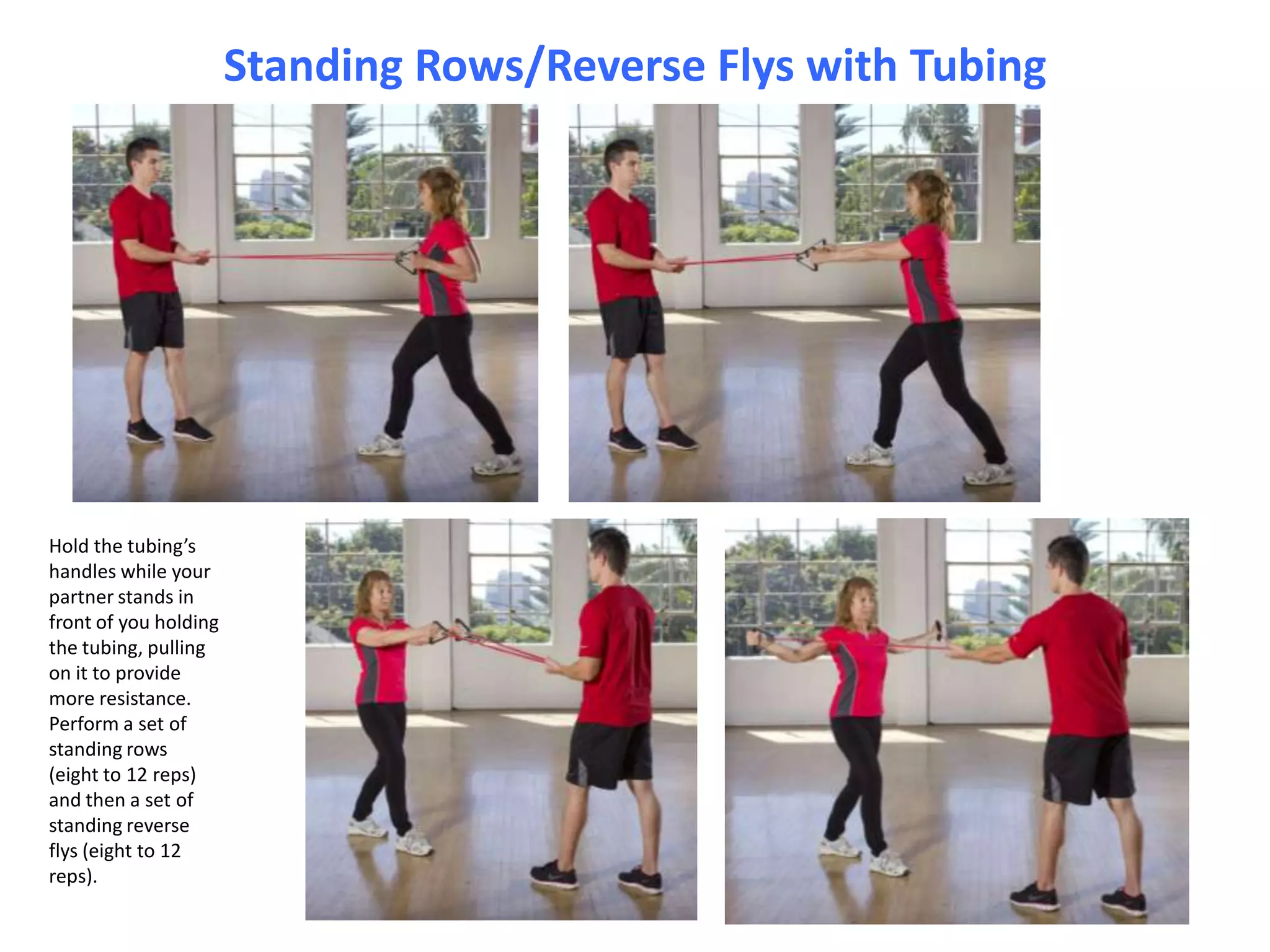 Partner Rows Exercise Partner up exercises | PPTX