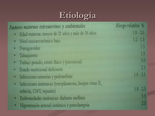 Etiología 