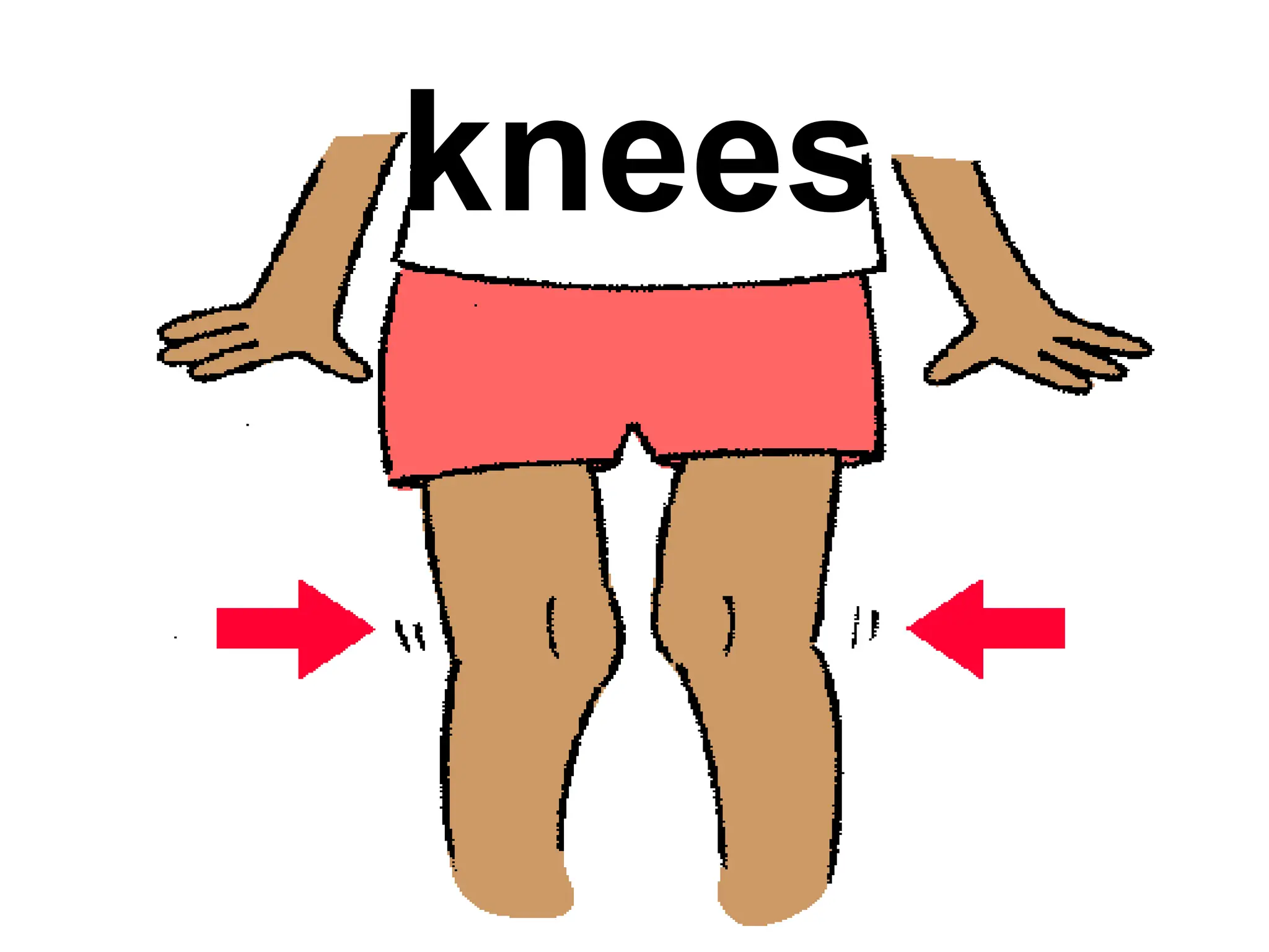 knees