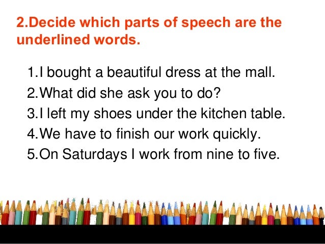 Part Of Speech