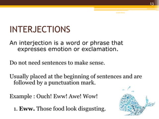 English : Part of speech | PPTX