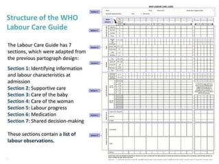 Partograph  / WHO Labour Care Guide.pptx