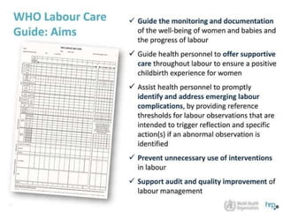 Partograph  / WHO Labour Care Guide.pptx