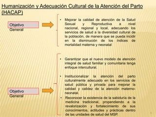 5Introducción.Análisis. Las razones por las que las mujeres prefieren dar a luz en la casa antes que en un establecimiento de salud, están relacionadas con un complejo conjunto de  Conocimientos, actitudes y prácticas culturalesy la calidad del servicio de salud. ENDEMAIN 2004 (Encuesta demográfica y de salud materna e infantil): Informe Final. Quito: CEPAR, 2005
