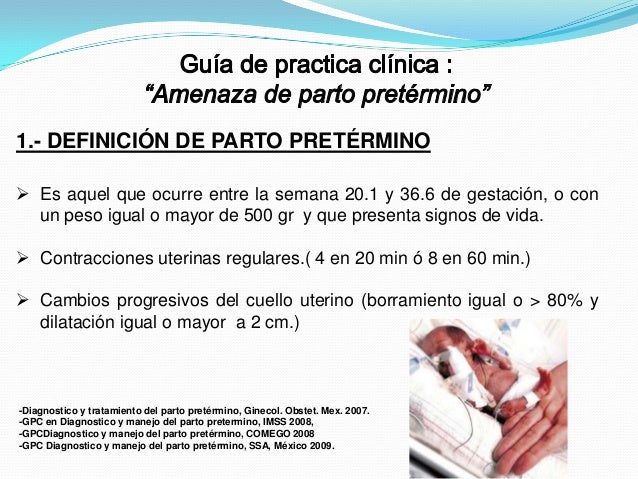 Amenaza De Parto Pretermino Cie 10 es.slideshare.net