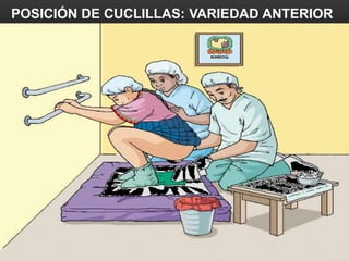 POSICIÓN DE CUCLILLAS: VARIEDAD ANTERIOR
 