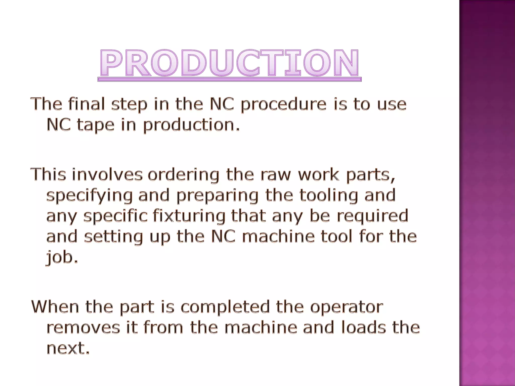 Part programming for nc machines | PPT