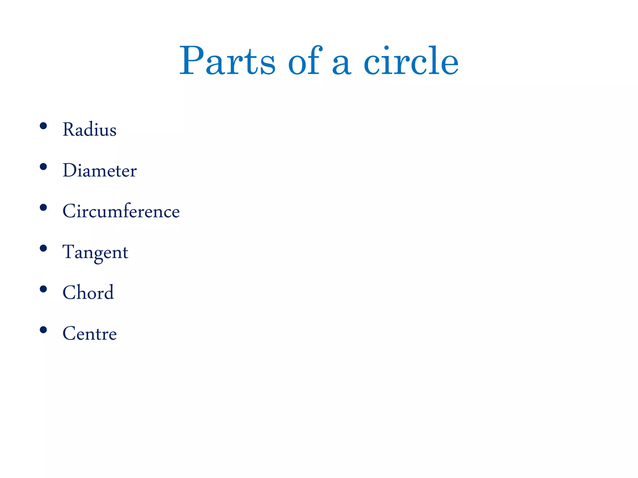 Parts of-a-circle | PPTX