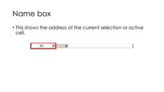 Comprehensive Guide to Microsoft Excel XP Interface and Navigation | PPTX
