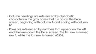 Comprehensive Guide to Microsoft Excel XP Interface and Navigation | PPTX