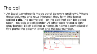 Comprehensive Guide to Microsoft Excel XP Interface and Navigation | PPTX