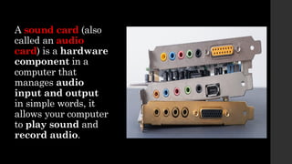 PARTS-OF-THE-COMPUTER physical components called hardware and ...