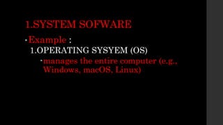 PARTS-OF-THE-COMPUTER physical components called hardware and ...