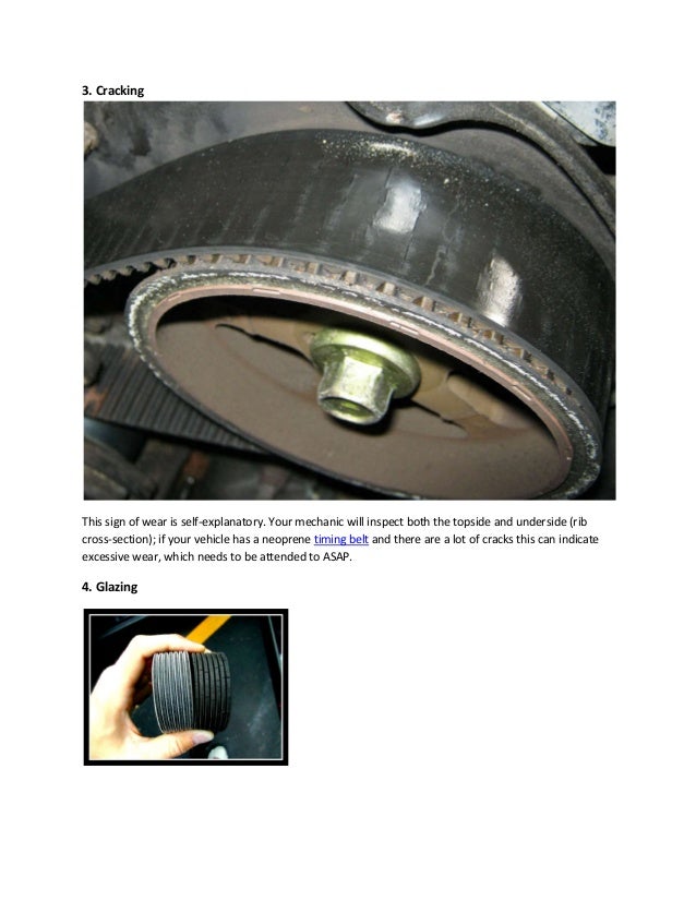 worn timing belt symptoms