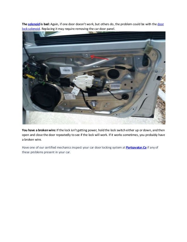 Partsavatar Canada Remote Does Not Always Lockunlock The Car
