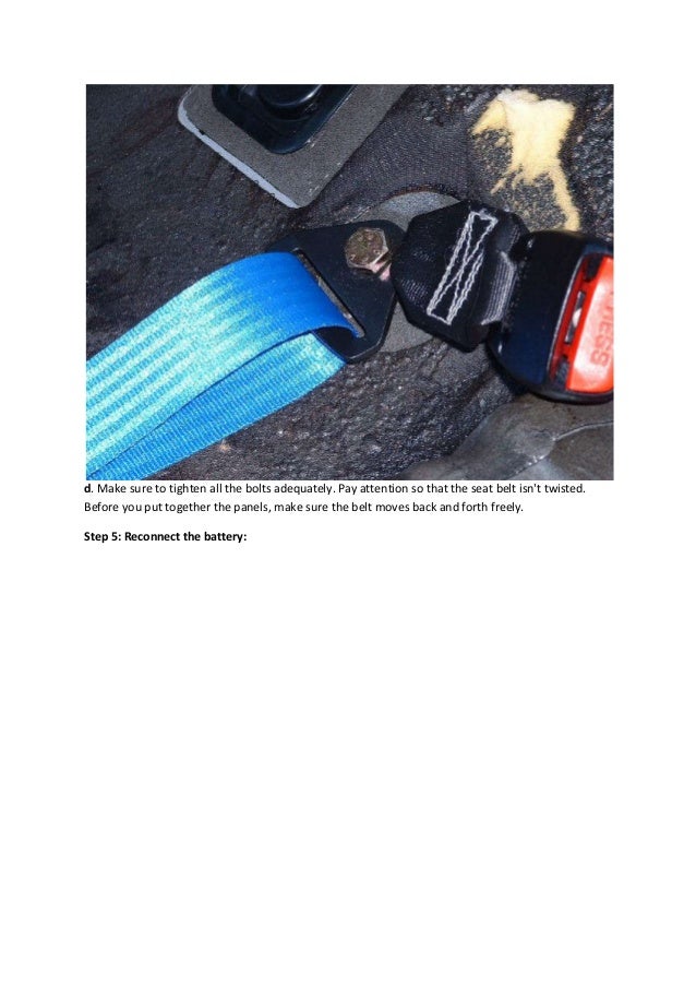 Partsavatar, Toronto What causes my car seat belt to stuck