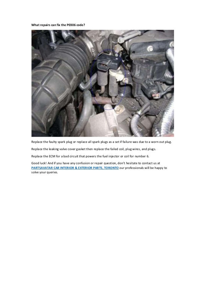 partsavatar car interior exterior parts toronto diagnose p0306 o partsavatar car interior exterior