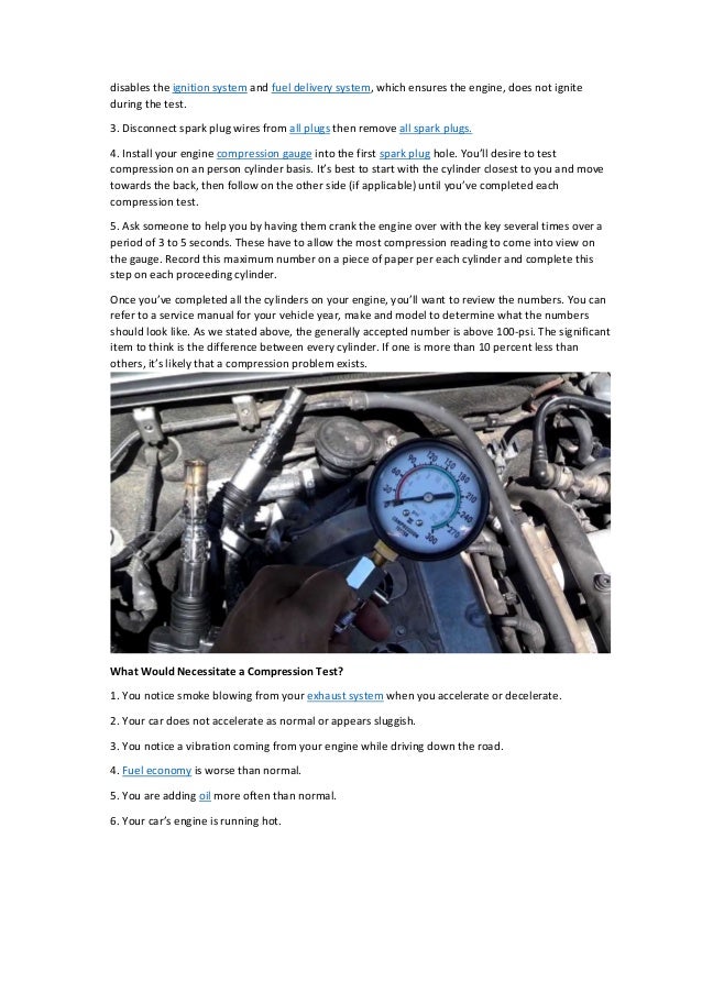 Partsavatar Car Accessories, Canada What is a Compression Test