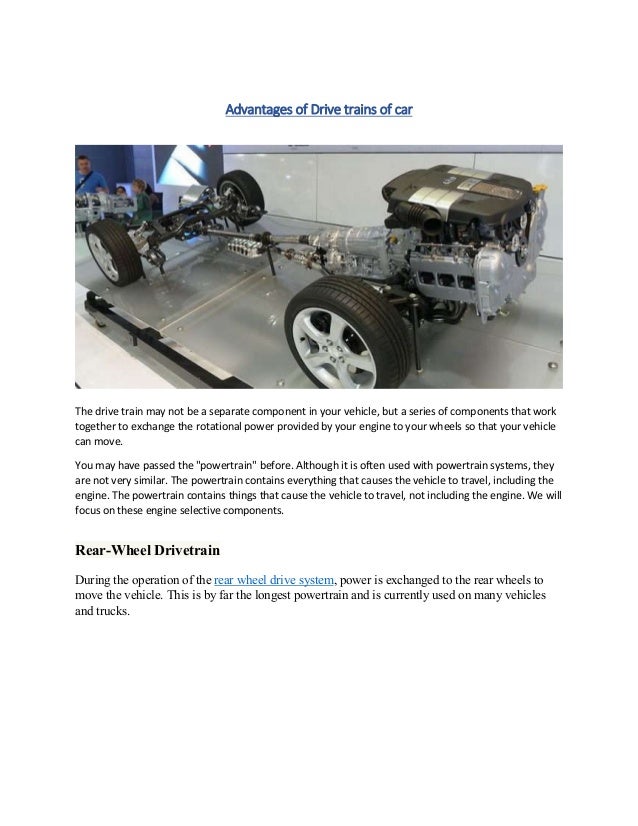 PartsAvatar, Canada Advantages of Drive trains of car