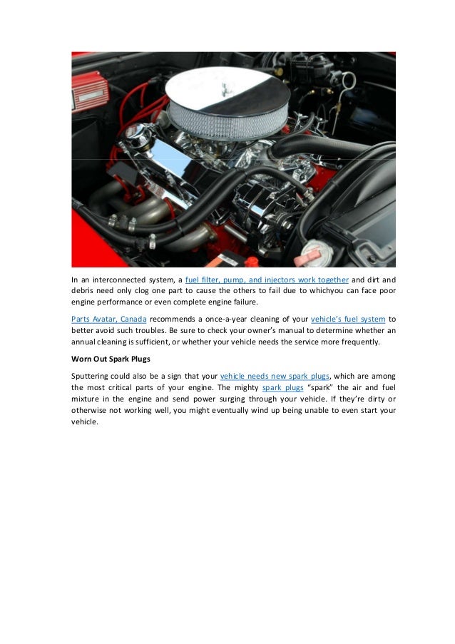 PartsAvatar, Toronto Causes if car is Sputtering When
