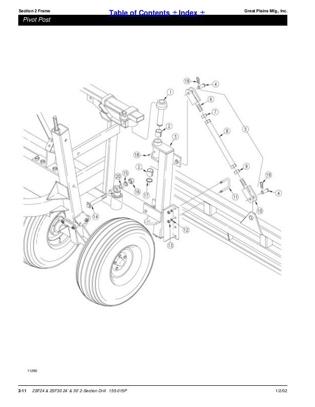 Great plains parts manual 24 & 30 Section drill