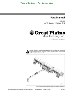 Cover illustration may show optional equipment not supplied with standard unit.
© Copyright 2001 Printed 8/14/2006
!
Read ...