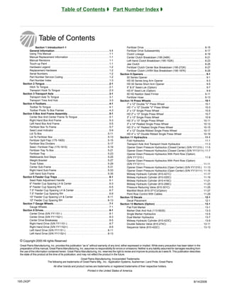 © Copyright 2000 All rights Reserved
Great Plains Manufacturing, Inc. provides this publication “as is” without warranty o...