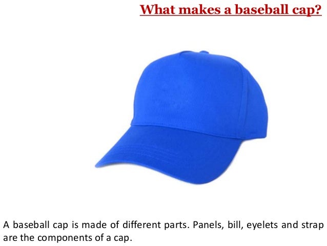 baseball cap components