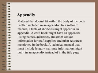English Lesson for Grade 2 Parts of a Book | PPT