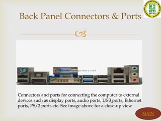 PARTS OF A COMPUTER.pptx | Computer Peripherals | Computing