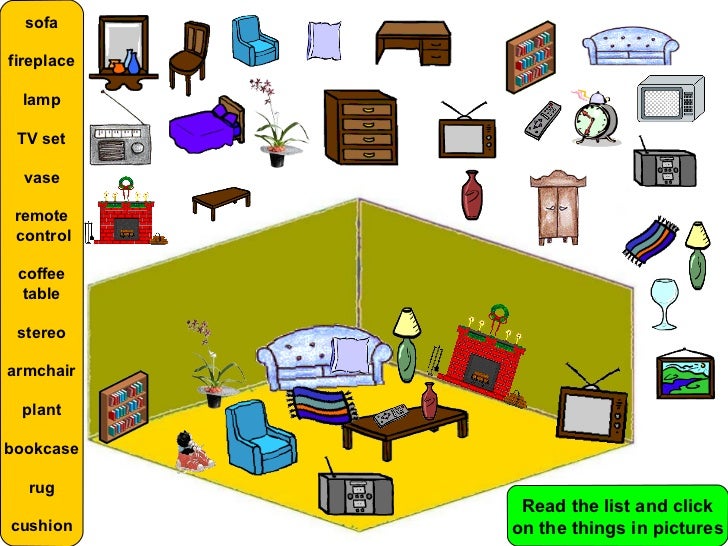 Parts of a house and furniture Parts of a house and furniture