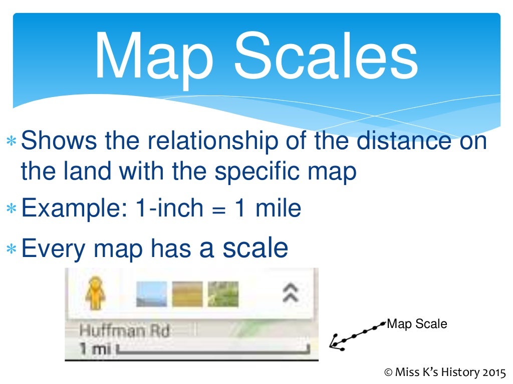 Parts of a map