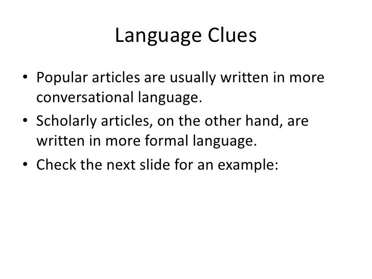 scholarly article example