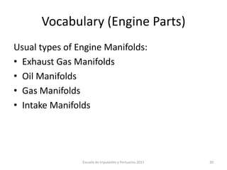 Parts of an engine | PPTX