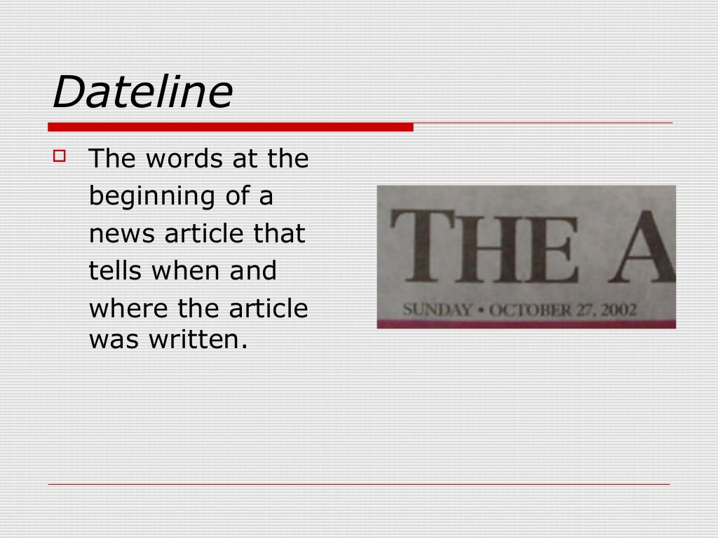 Parts of a_newspaper