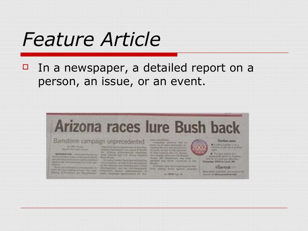 Parts of a_newspaper